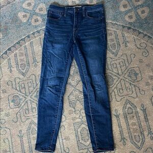 Madewell Women's Deep Blue Roadtripper Skinny Jeans